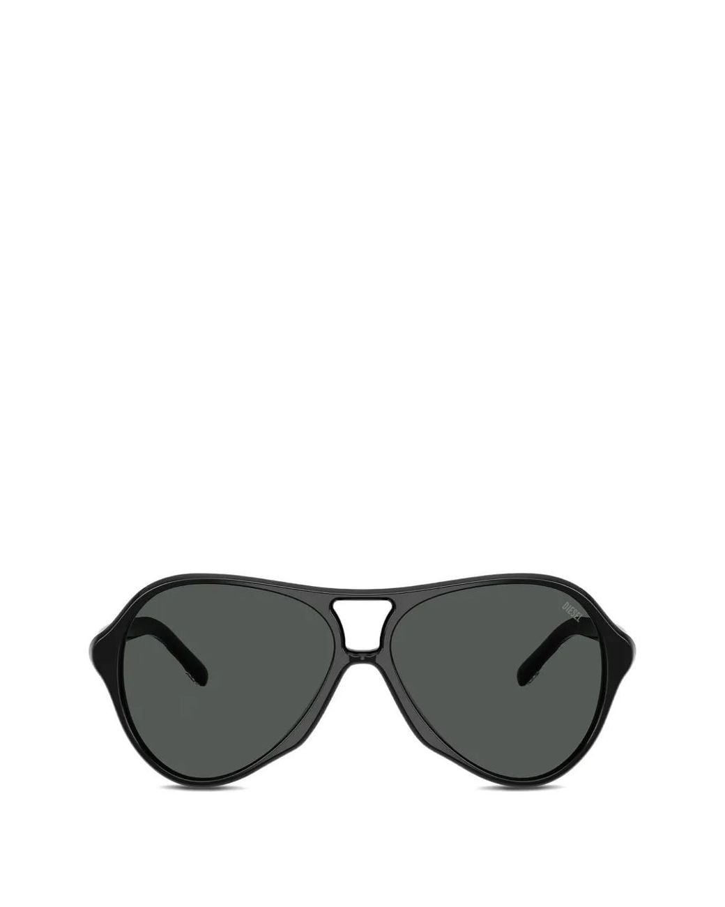 DIESEL Black Lunettes De Soleil Pilot