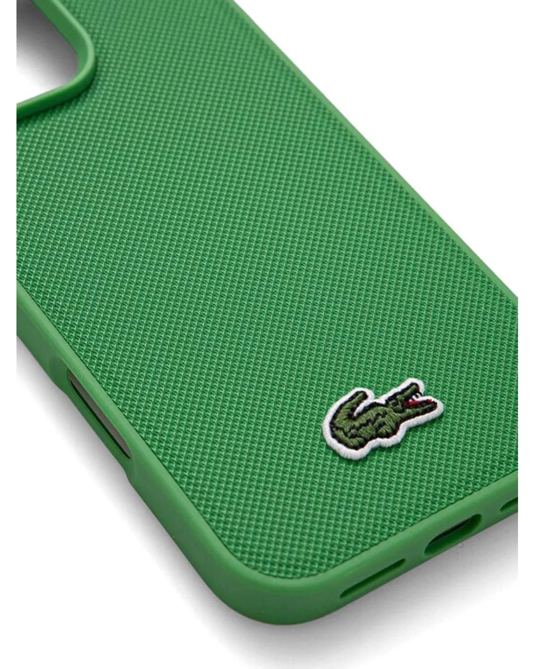 Lacoste Green Logo-Appliqué Iphone 16 Pro Max Case