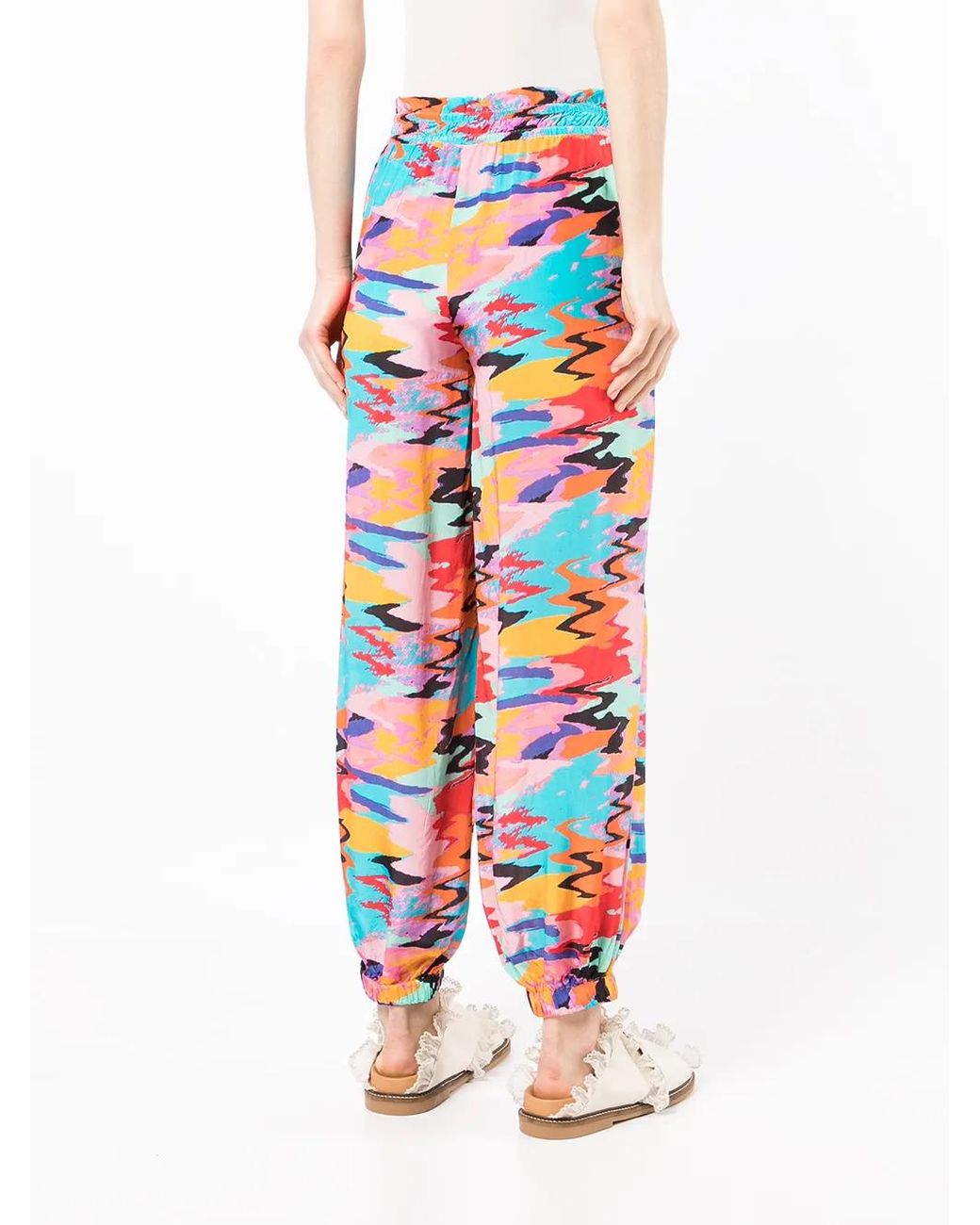 Solid & Striped Multicolor The Prem Graphic-Print Trousers