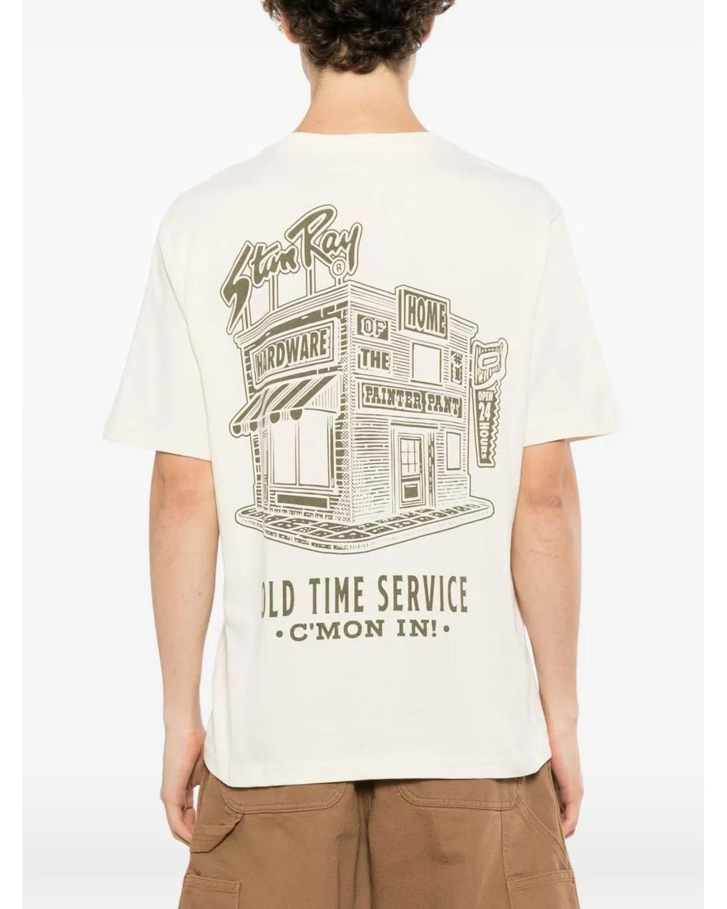 Stan Ray White Old Time Service Tee for men