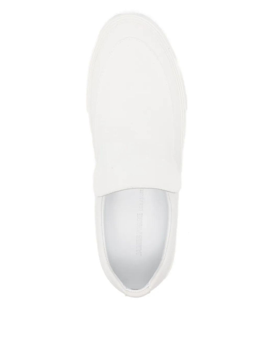 James Perse White Coastal Canvas Sneakers for men
