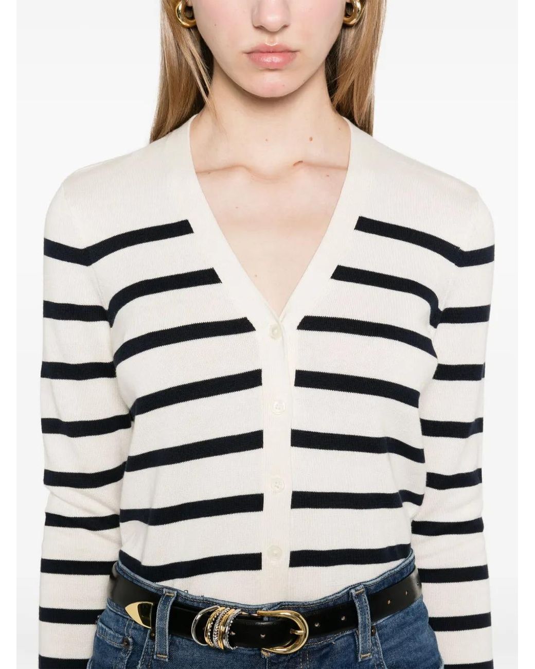 Ralph Lauren White Denzel Cardigan