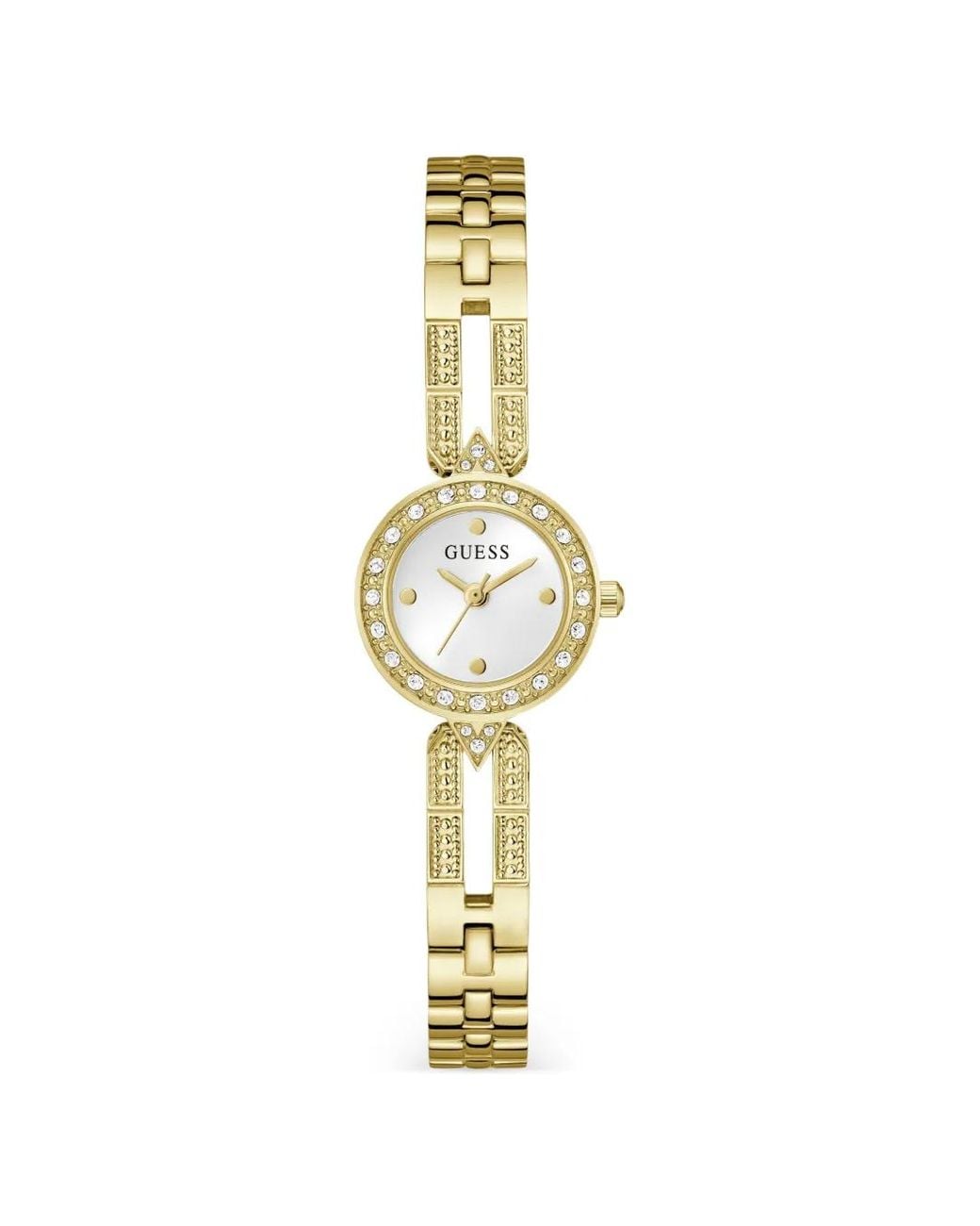 Guess Metallic Tone Analog Watch