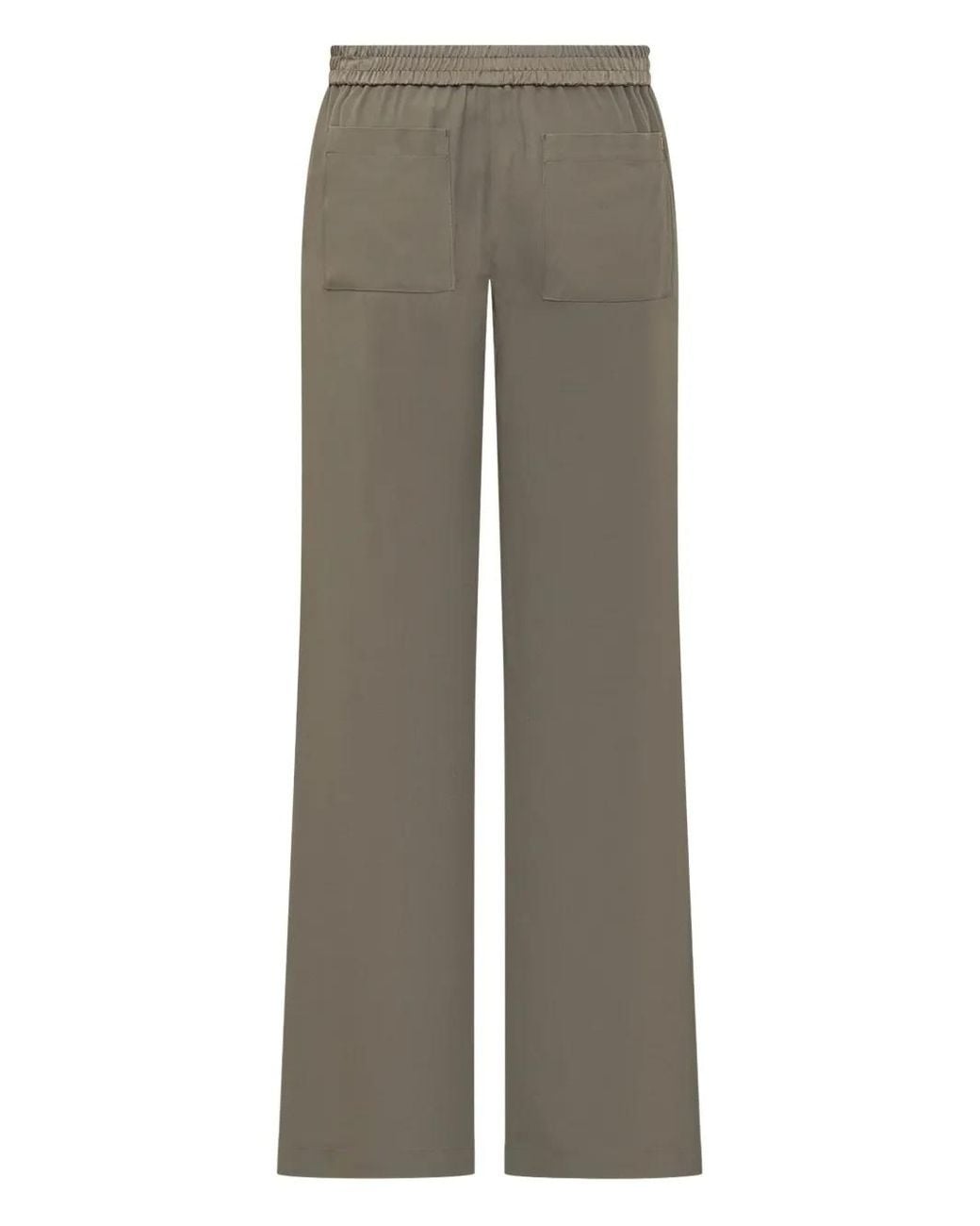 AMI Gray Elasticated Trousers