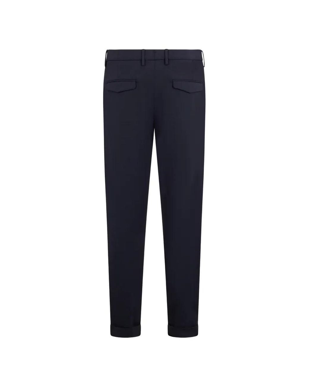 Moorer Blue Cuffed Trousers for men