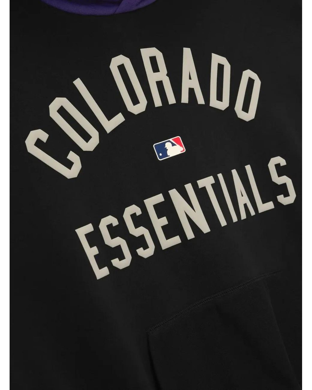 Fear Of God Blue X Mlb Rockies Logo Hoodie for men