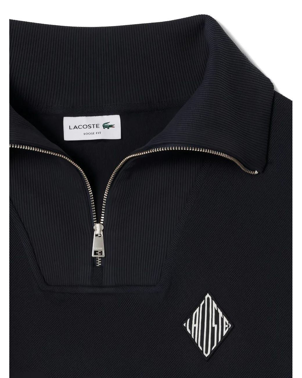 Lacoste Blue Half-Zip Sweater for men
