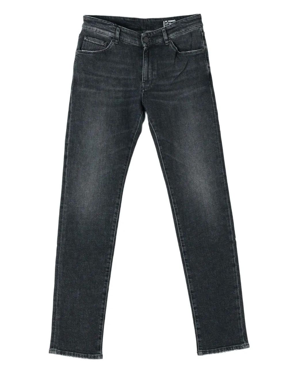 PT Torino Blue Five-Pocket Denim Jeans for men