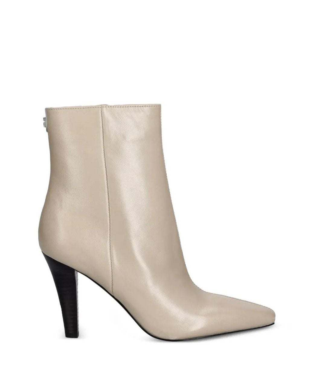Guess White Pointed-Toe Ankle Boots