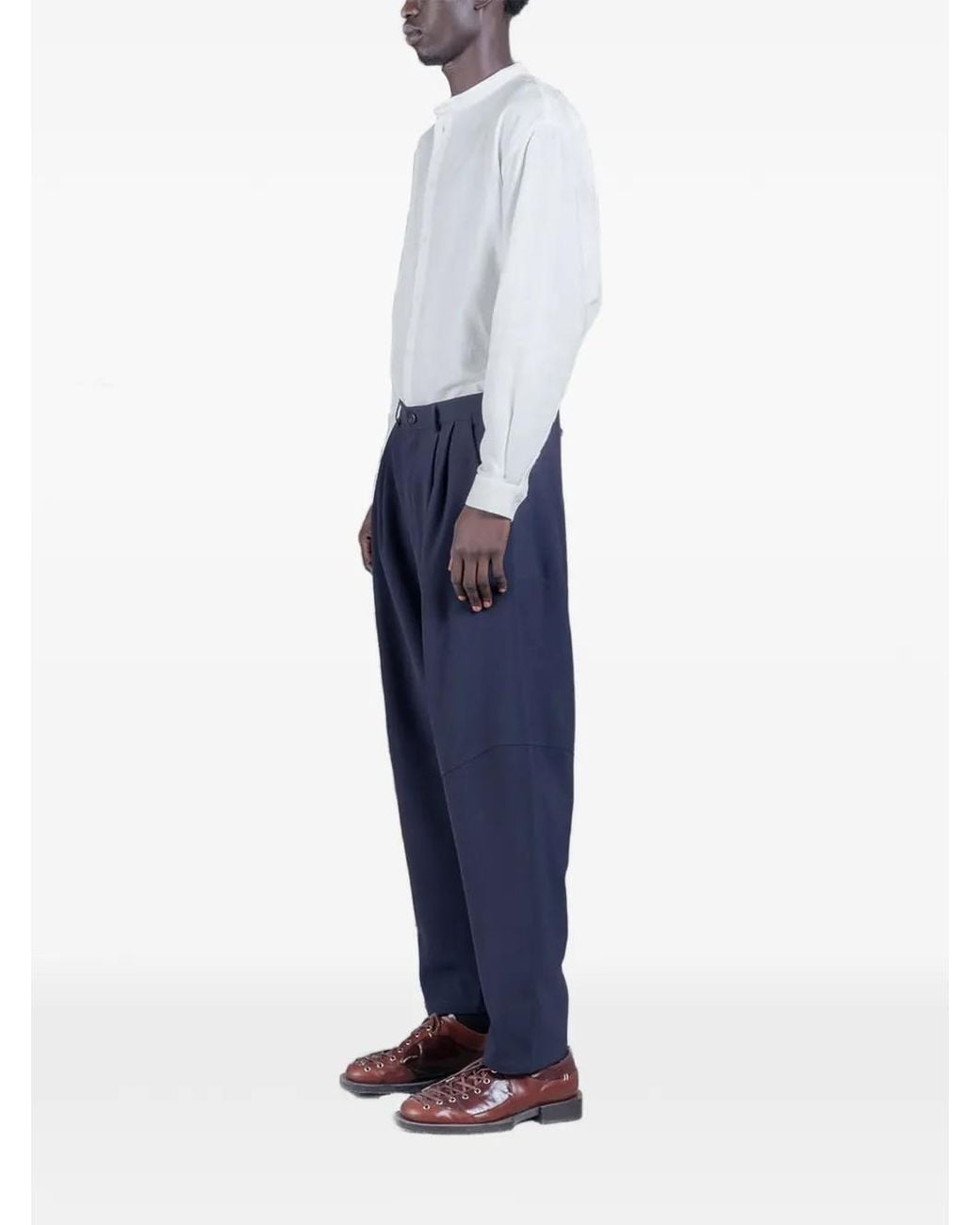 Henrik Vibskov Blue Ants Dropped-Crotch Trousers for men