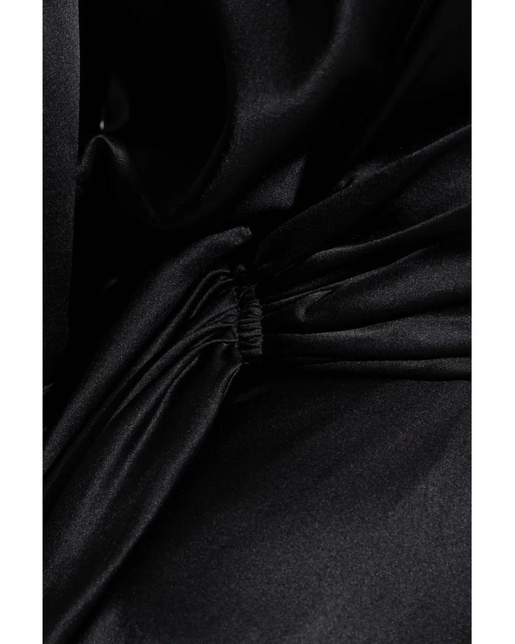 Balenciaga Black Silk Midi Dress