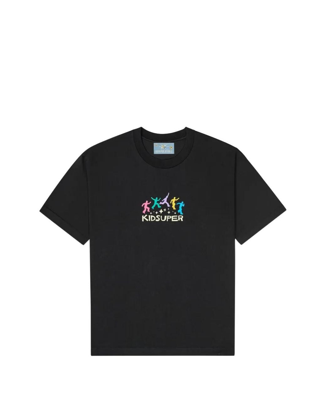 Kidsuper Black Jumping Stars T-Shirt for men
