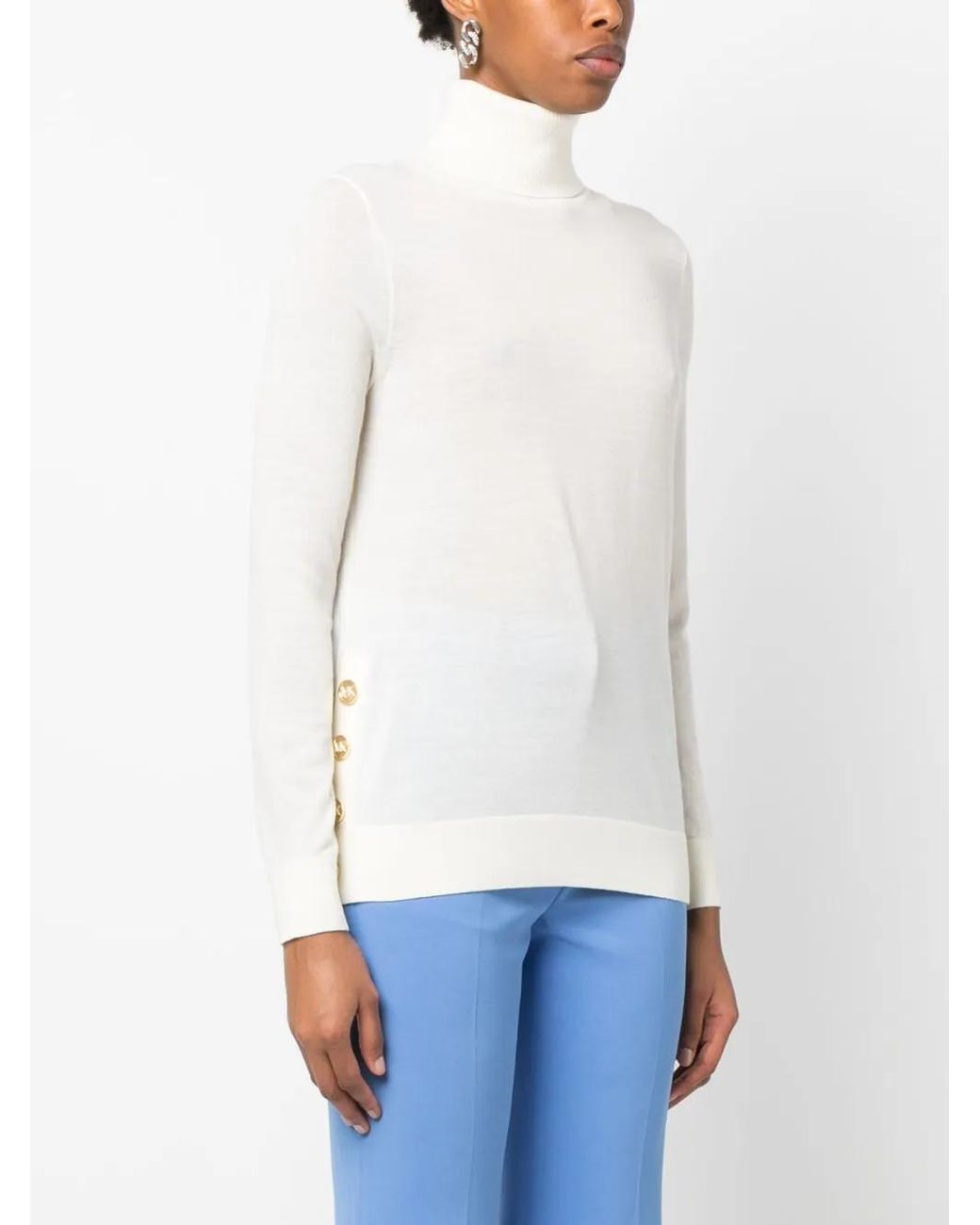 MICHAEL Michael Kors White Sweaters