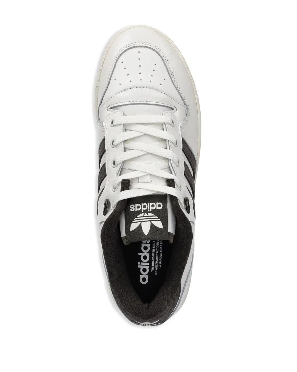 Adidas White Rivalry Low Sneakers for men