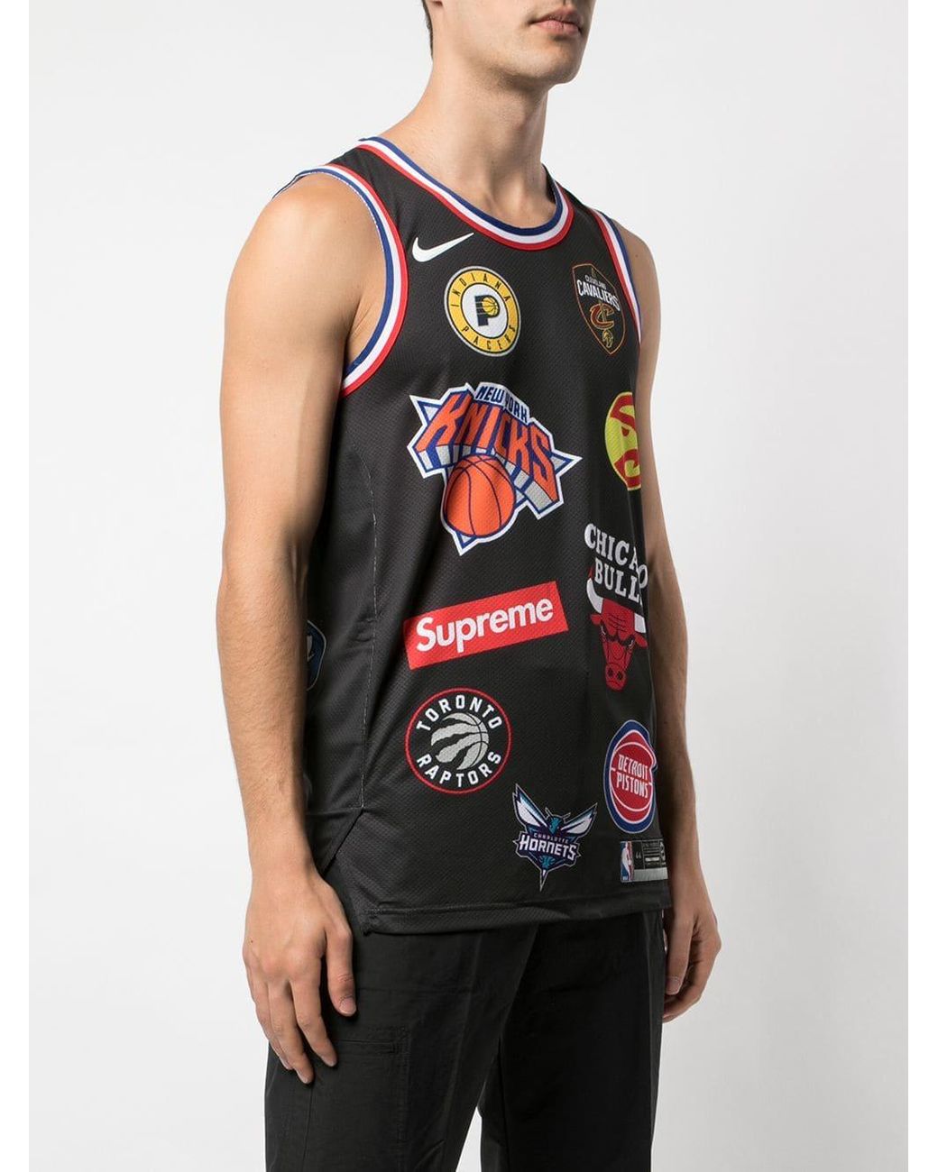 Camiseta de tirantes Nike/NBA Teams Basketball Supreme de hombre de color Negro Lyst