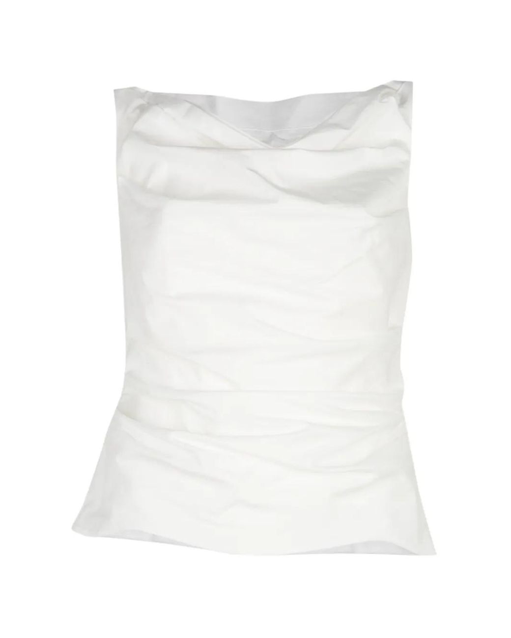 Jonathan Simkhai Maisel Gedrapeerde Top in het White
