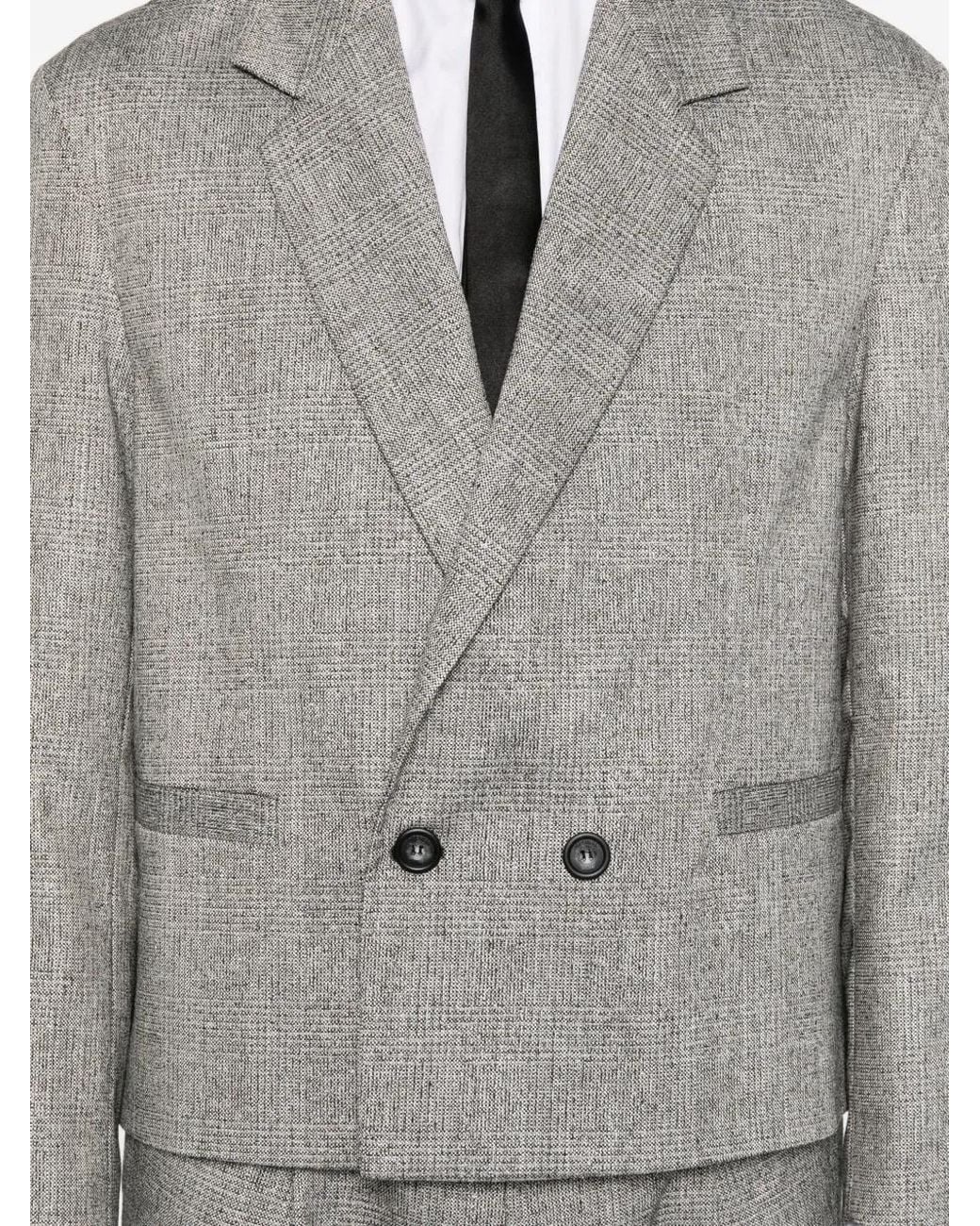 Imperial Gray Double-Breasted Suit for men