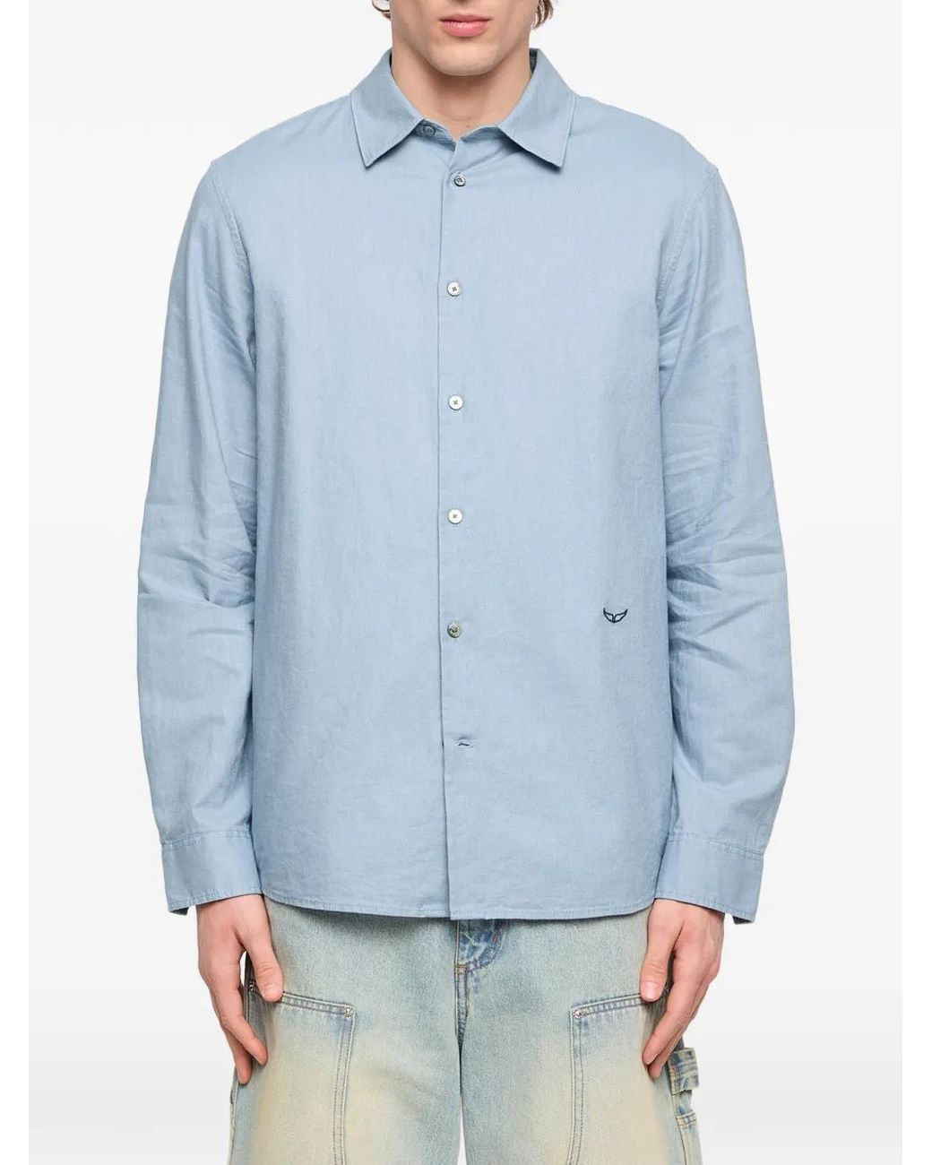 Zadig & Voltaire Blue Sid Shirt for men