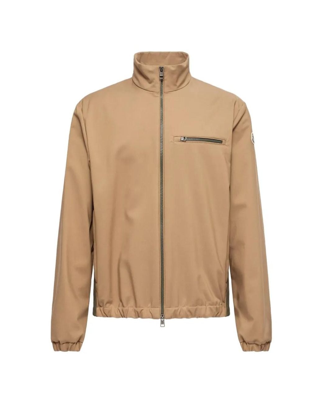 Moncler Natural Fourioun Cotton Blend Short Jacket for men