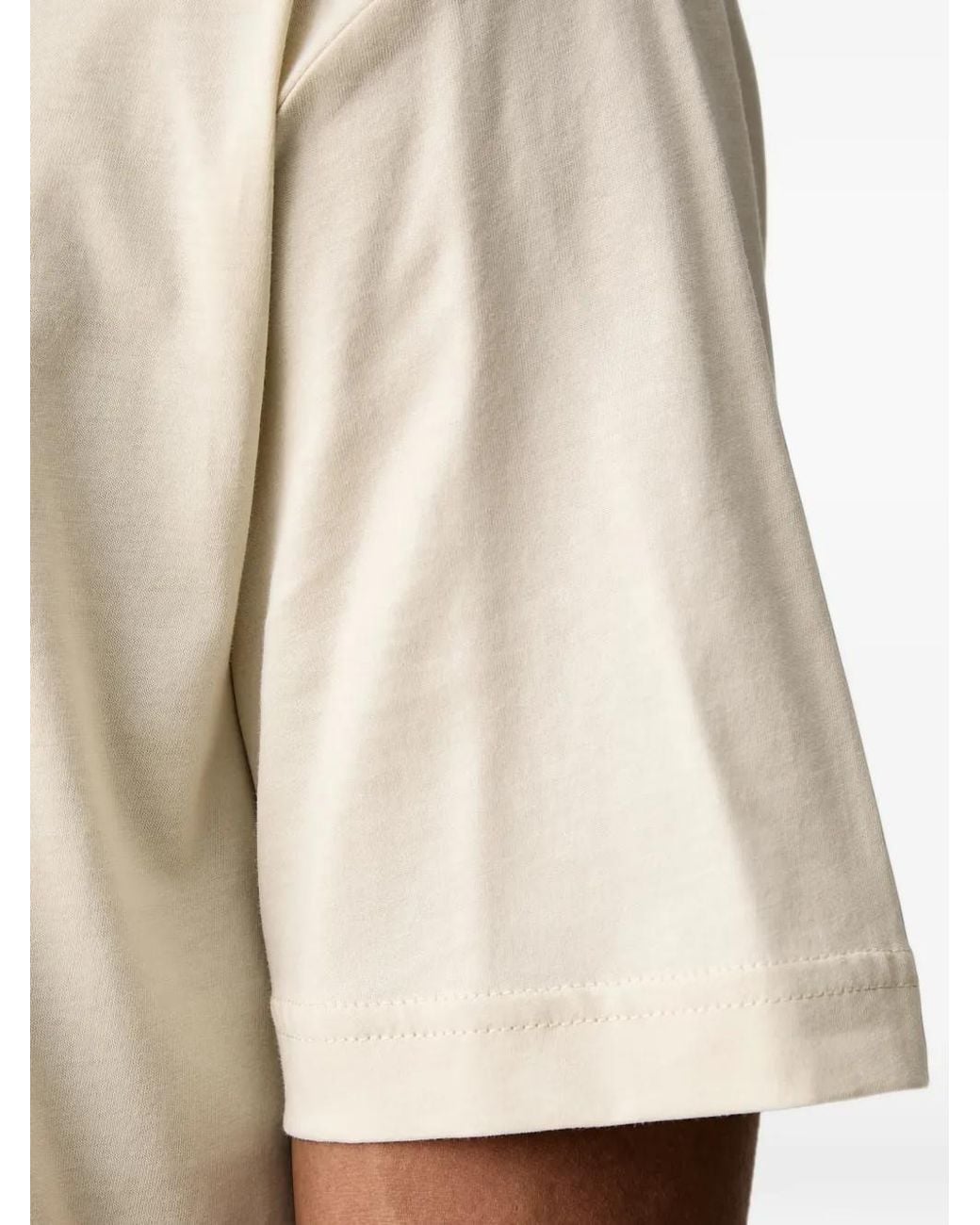 EA7 Natural Logo-Print Short-Sleeve T-Shirt for men