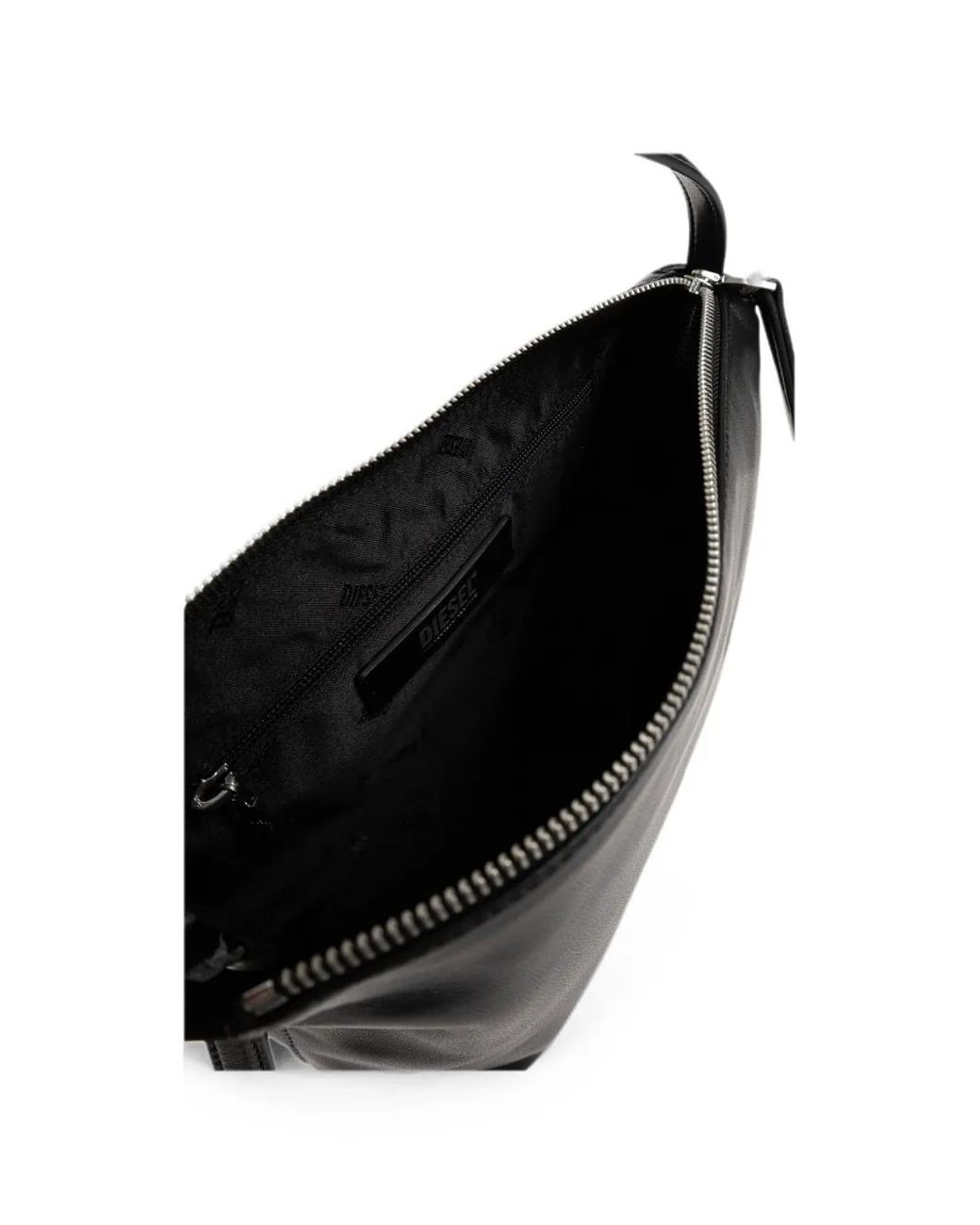 DIESEL Black D-Rop Zip-Fastening Shoulder Bag