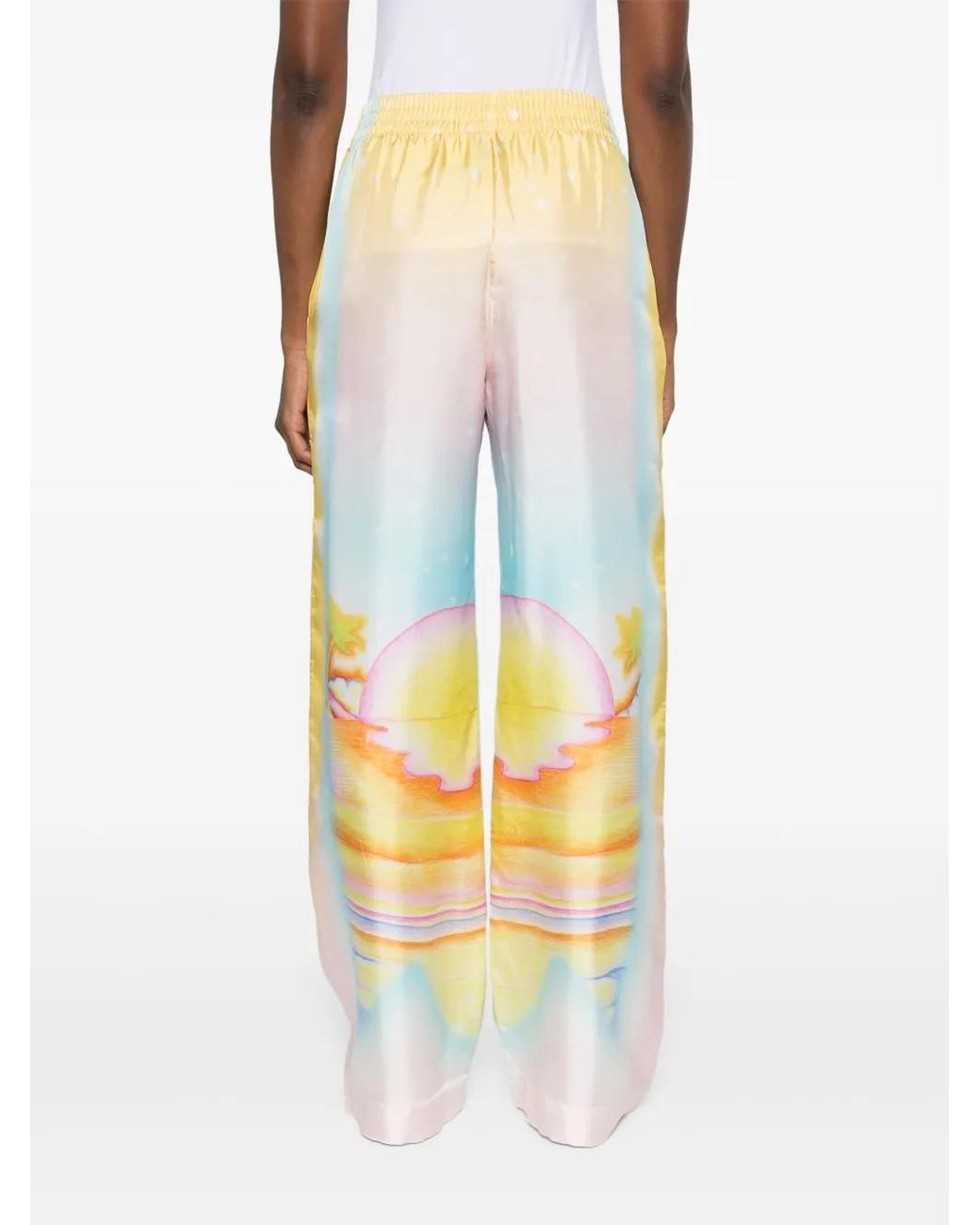 Casablanca Psychedelic Nirvana Broek in het White