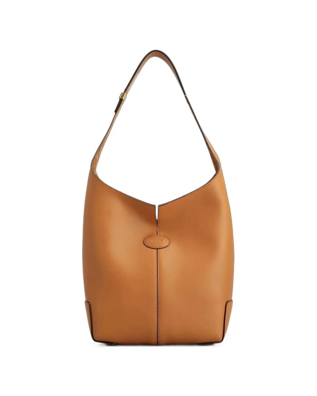 Tod's Brown Small Di Bag Folio Shoulder Bag