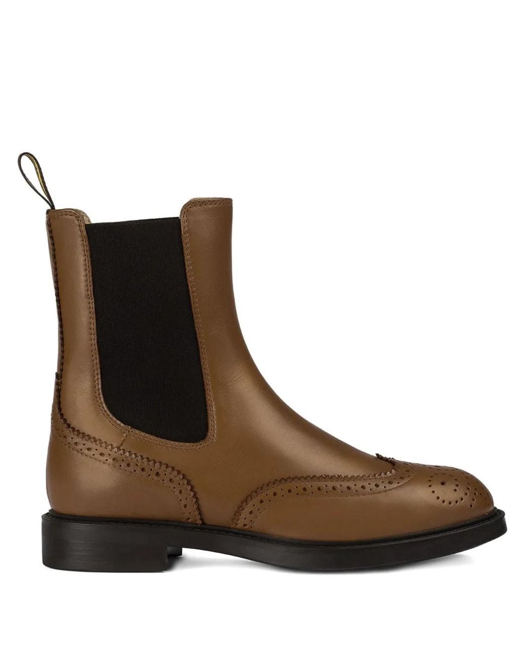 Doucal's Brown Leather Chelsea Boots