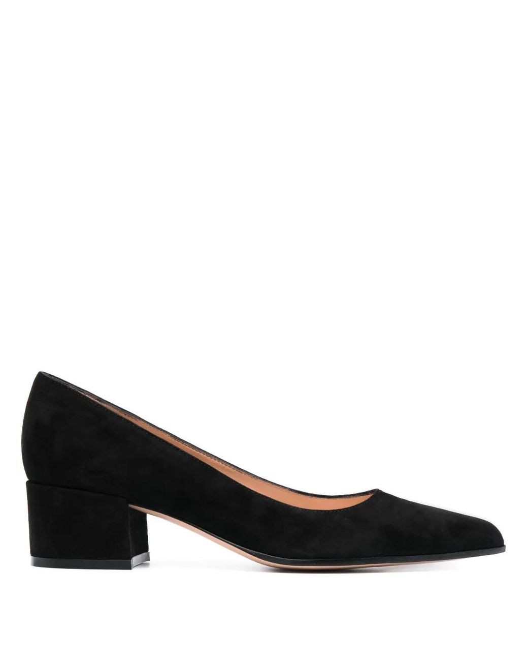 Gianvito Rossi Black Piper Pumps 45Mm