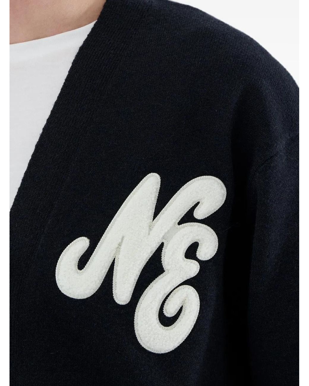 KTZ Black Cardigan Heritage Boutonné À Patch Logo