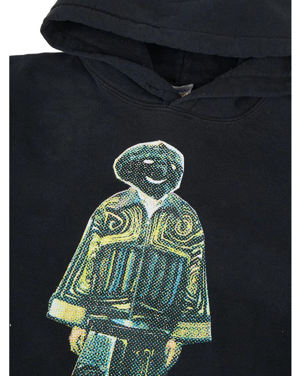 DRx FARMAxY FOR LN-CC Blue Graphic-Print Hoodie