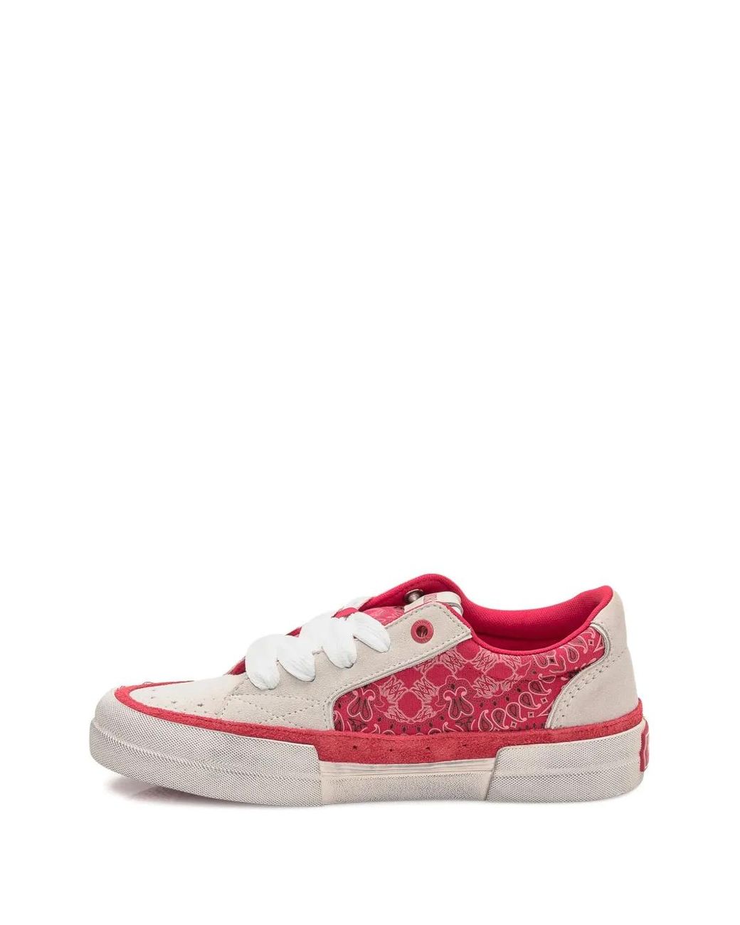 Amiri Pink Bandana Skate Paisley-Print Trainers for men