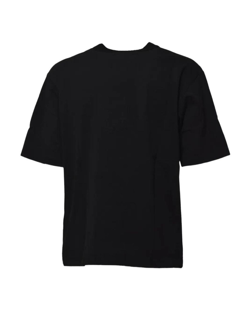 DSquared² Black Drawstring-Hem T-Shirt for men