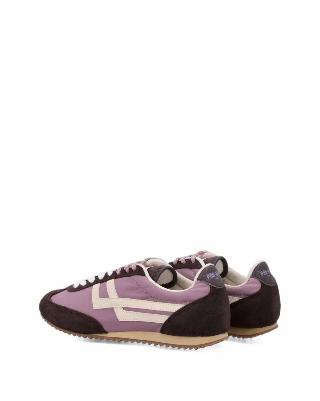Pro Keds Pink Racer 77 Suede-Panelled Sneakers