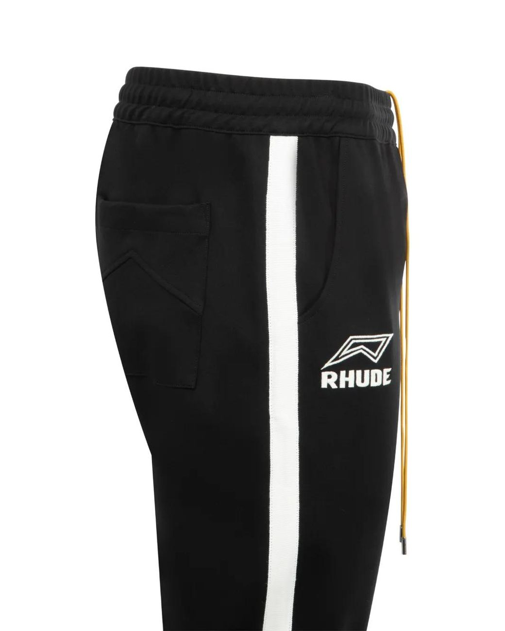 Rhude Black Lago Hamptons Track Trousers for men