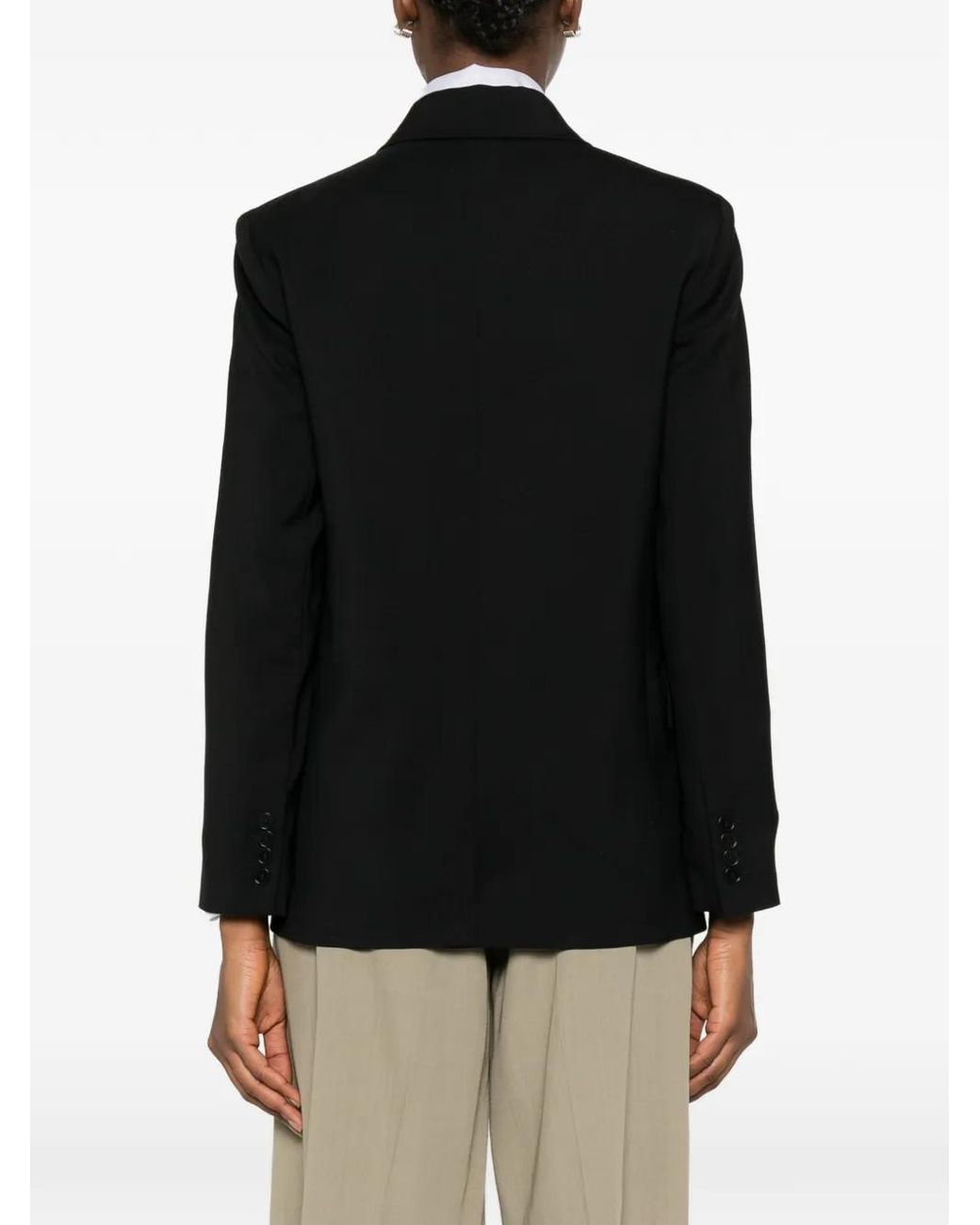 Joseph Black Double-Breasted Blazer