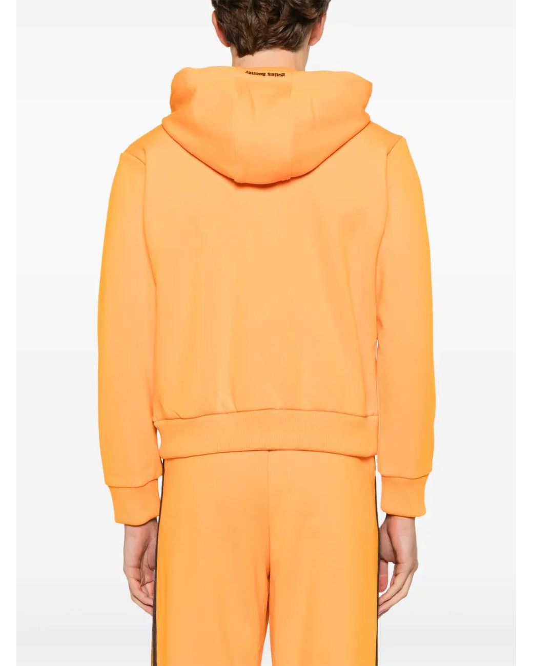 Adidas Orange X Wales Bonner Hoodie À Logo Floqué
