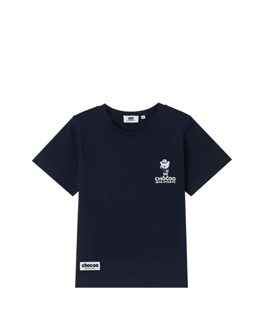 Chocoolate Blue Graphic-Print Cotton T-Shirt for men