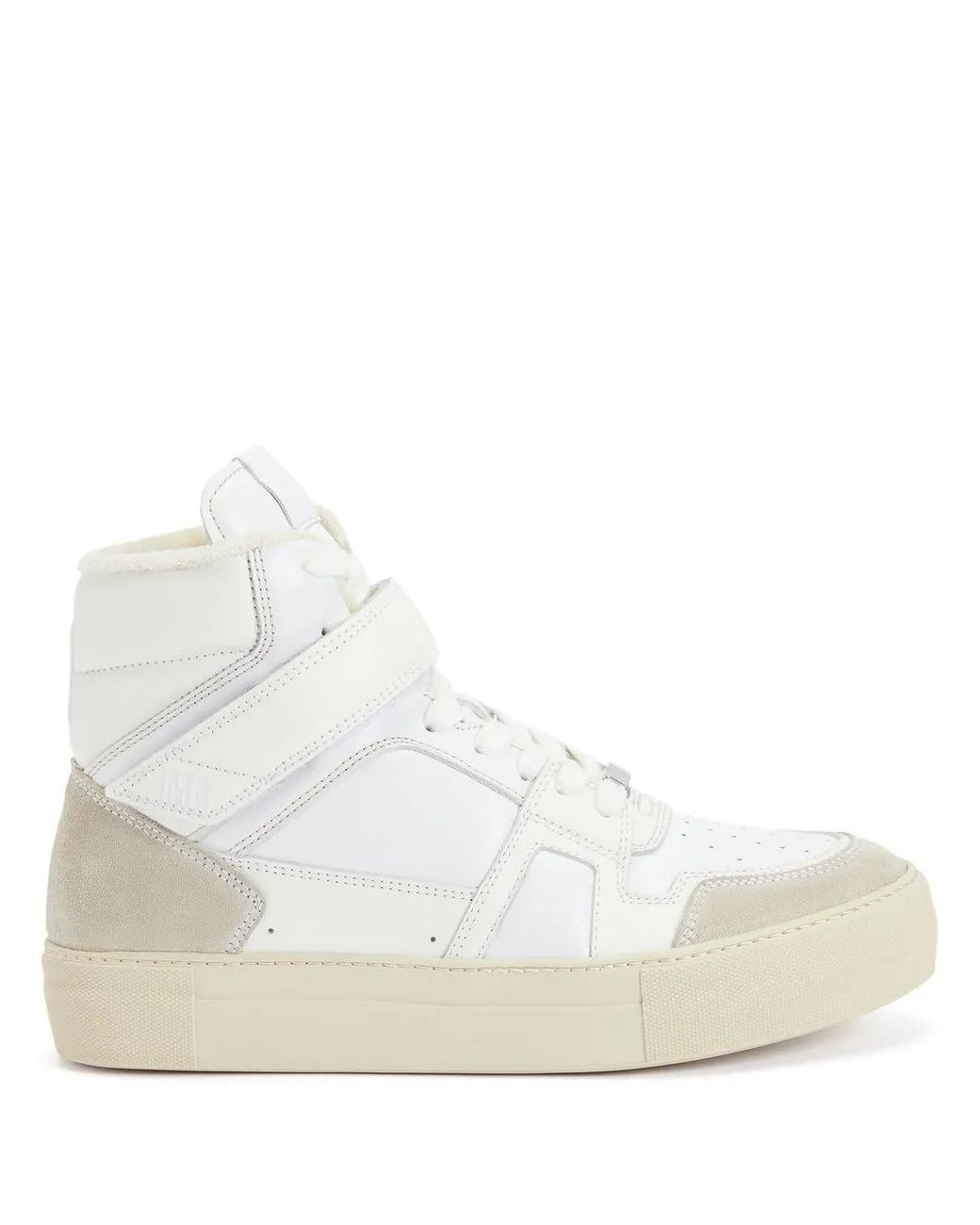 AMI White Ami De Coeur High-Top Sneakers