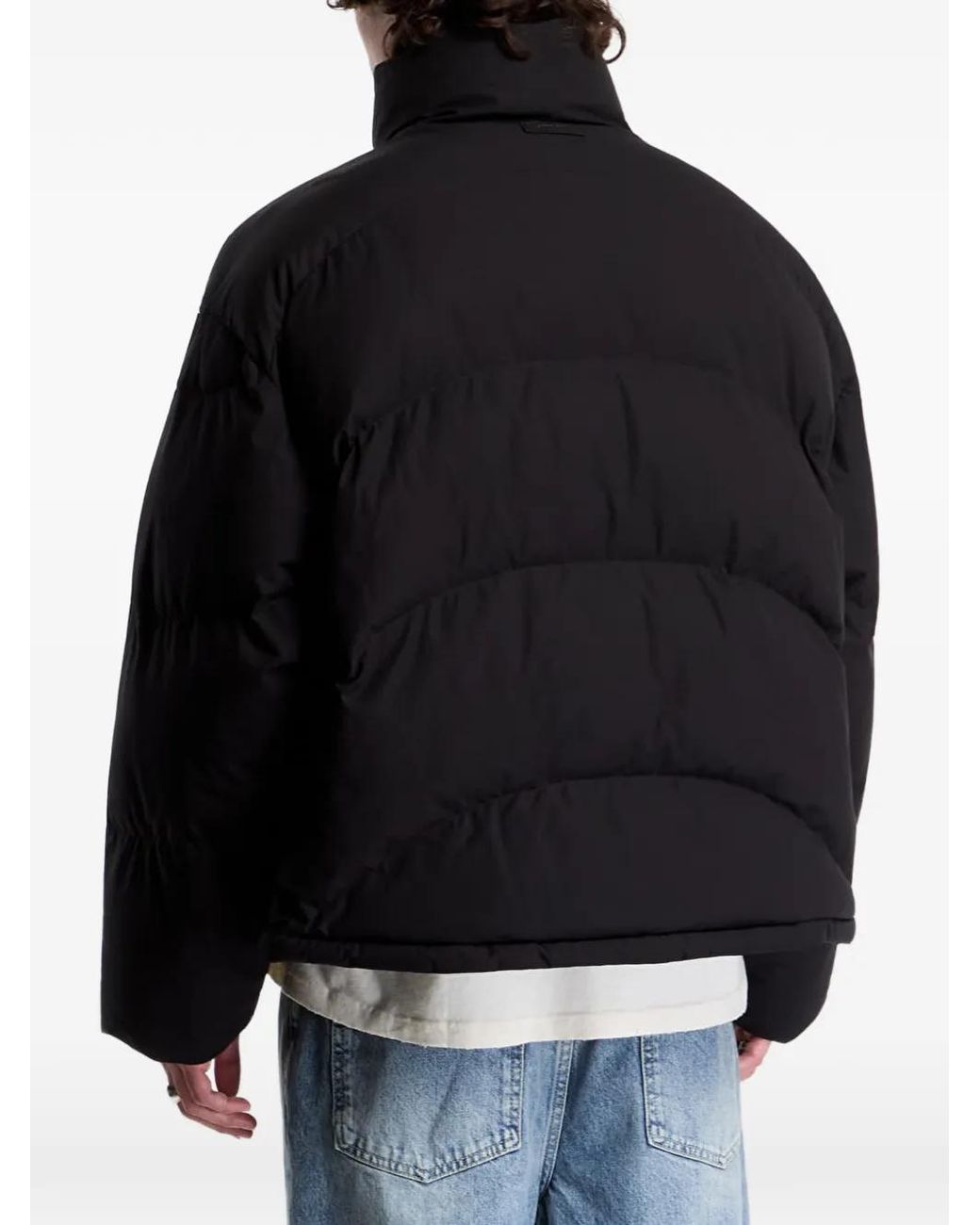 Represent Black Riot Puffer Jacket