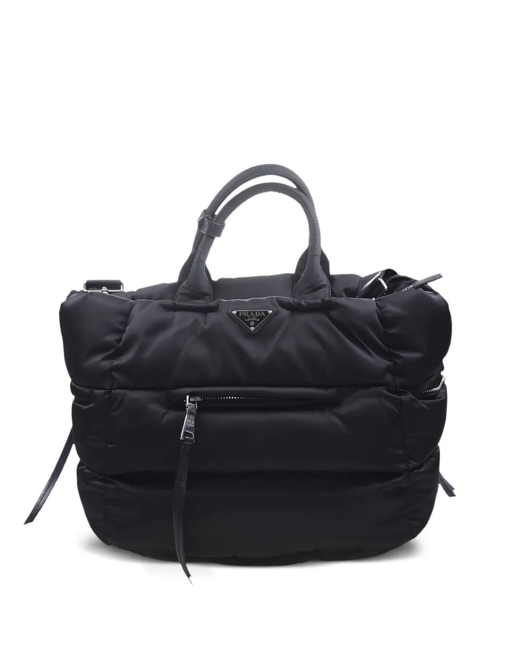 Prada Black Quilted Shoulder Bag