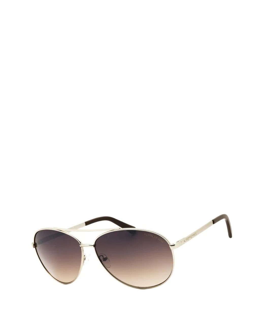 Kenneth Cole Metallic Pilot-Frame Sunglasses for men