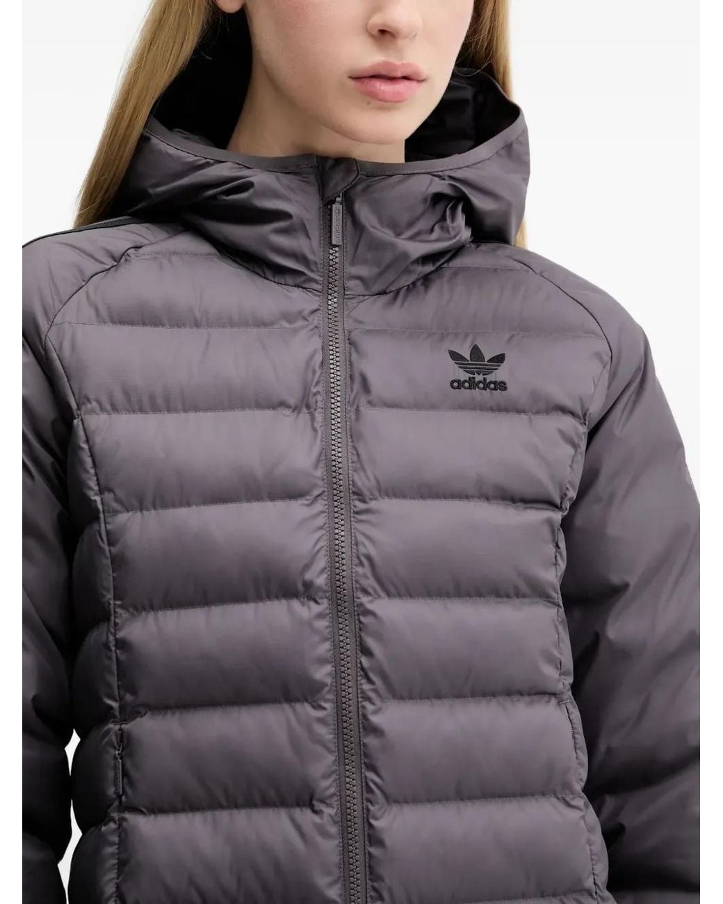 Adidas Gray Originals Hooded Jacket