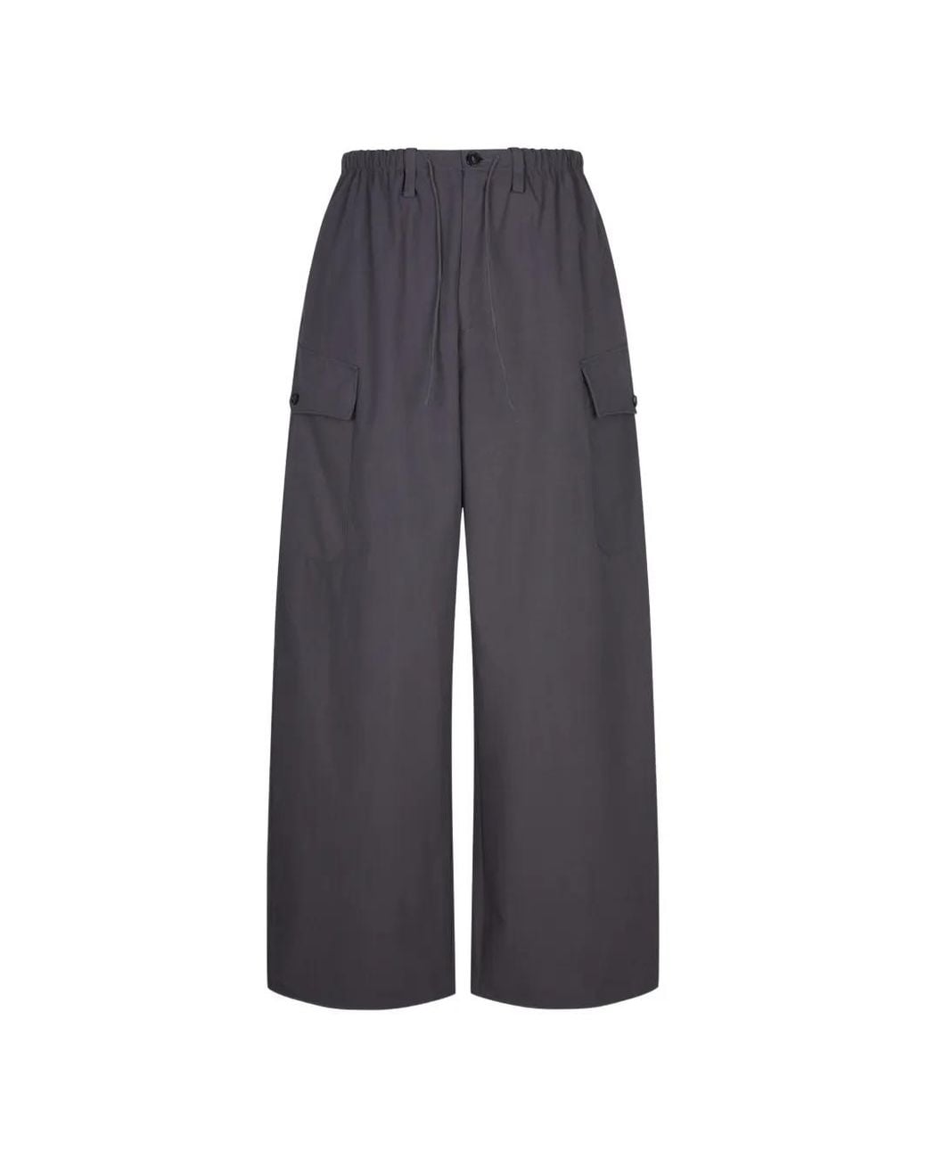 JNBY Gray Elasticated-Waistband Cargo Pants