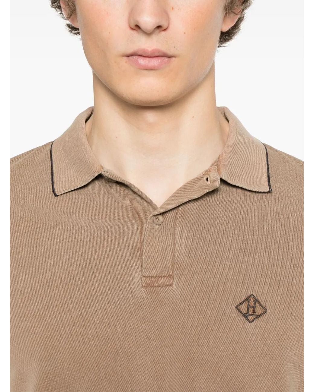 Herno Natural Polo Shirt for men