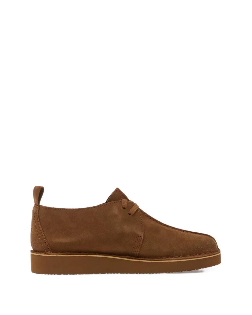 Clarks Brown Deserttrek Suede Boots for men