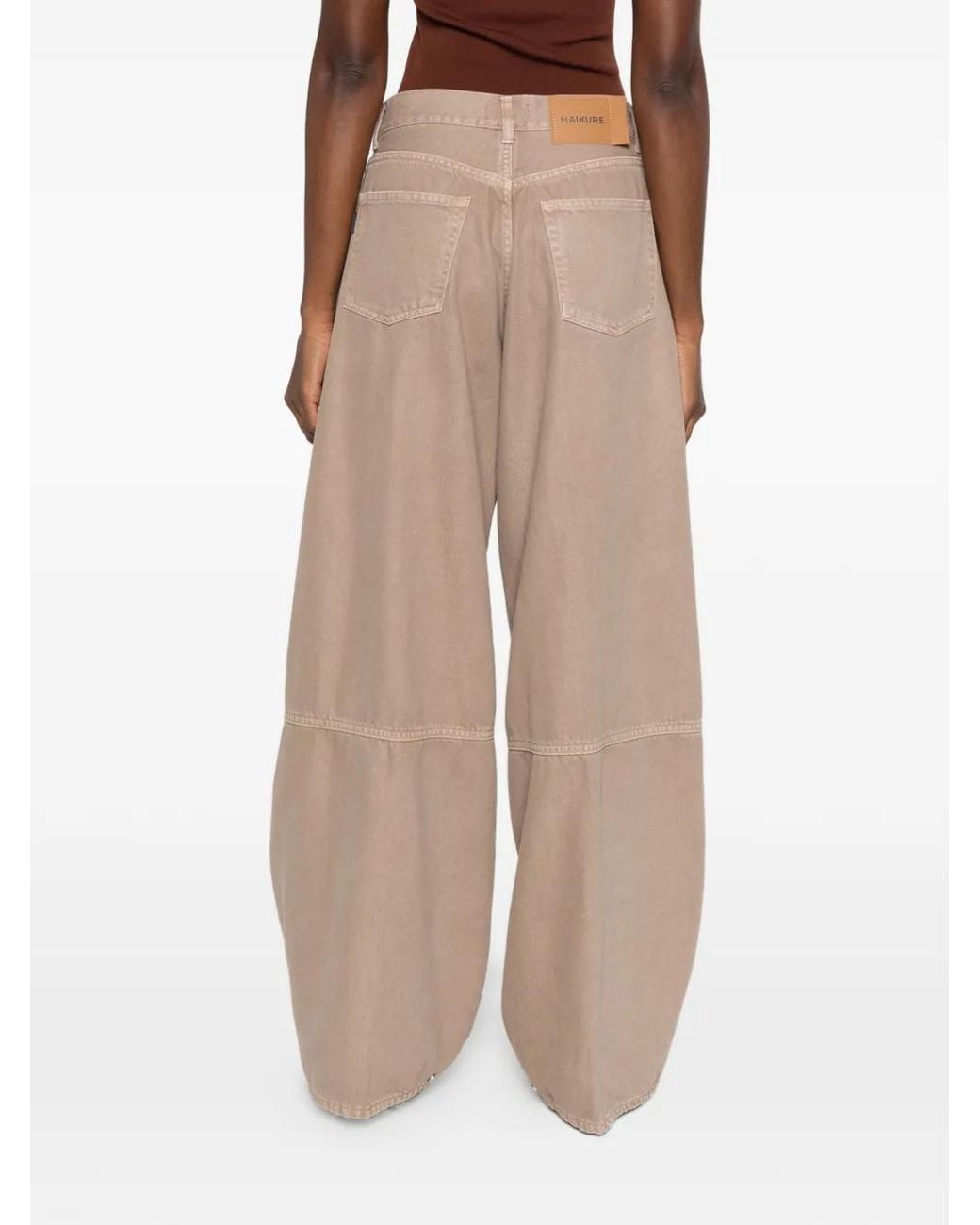 Haikure White Legacy Soft Paneled Jeans