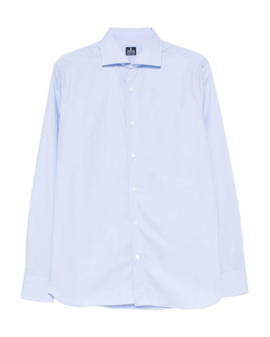 Truzzi White Checked-Patterb Shirt for men