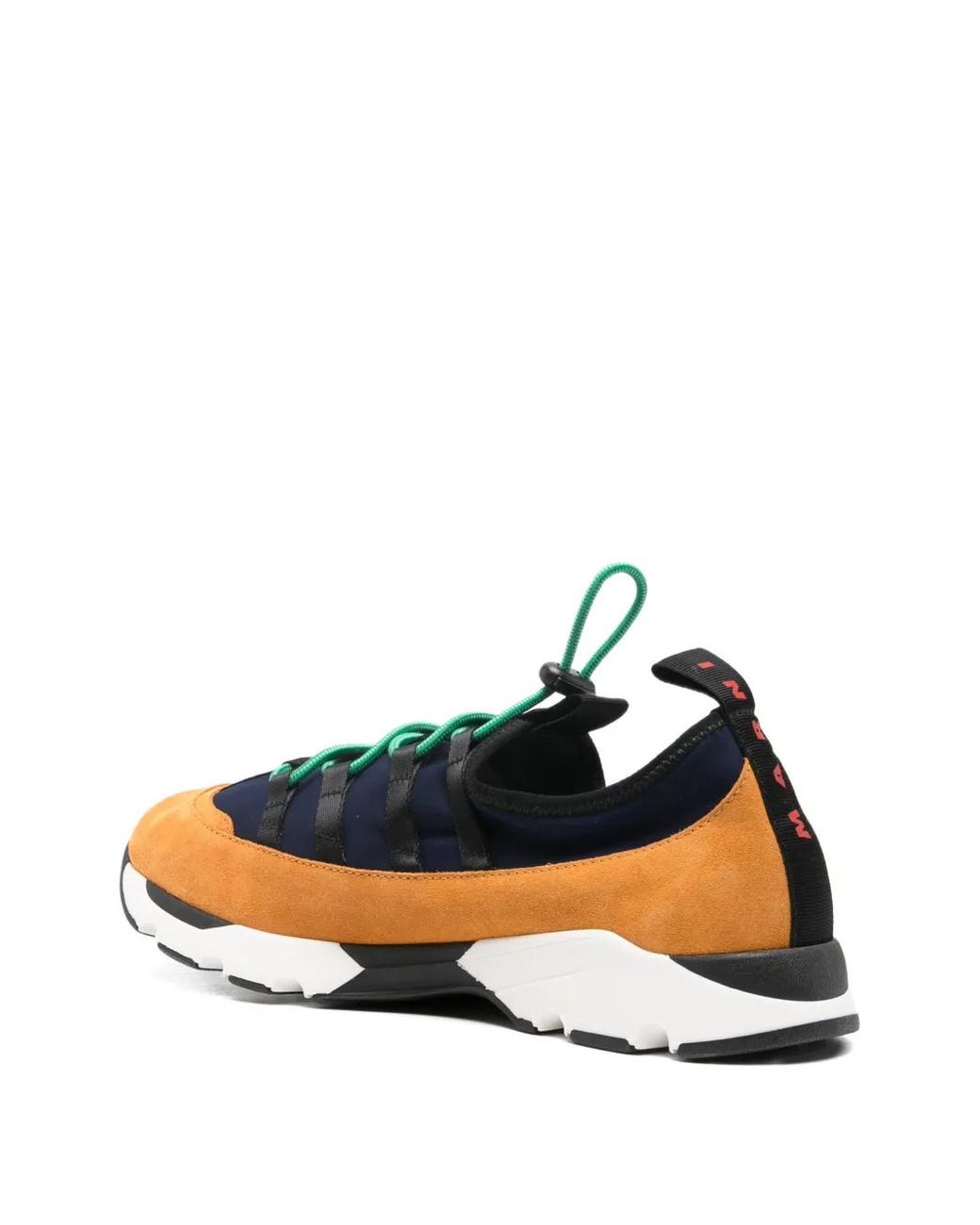 Marni Blue Drawstring Running Sneakers for men