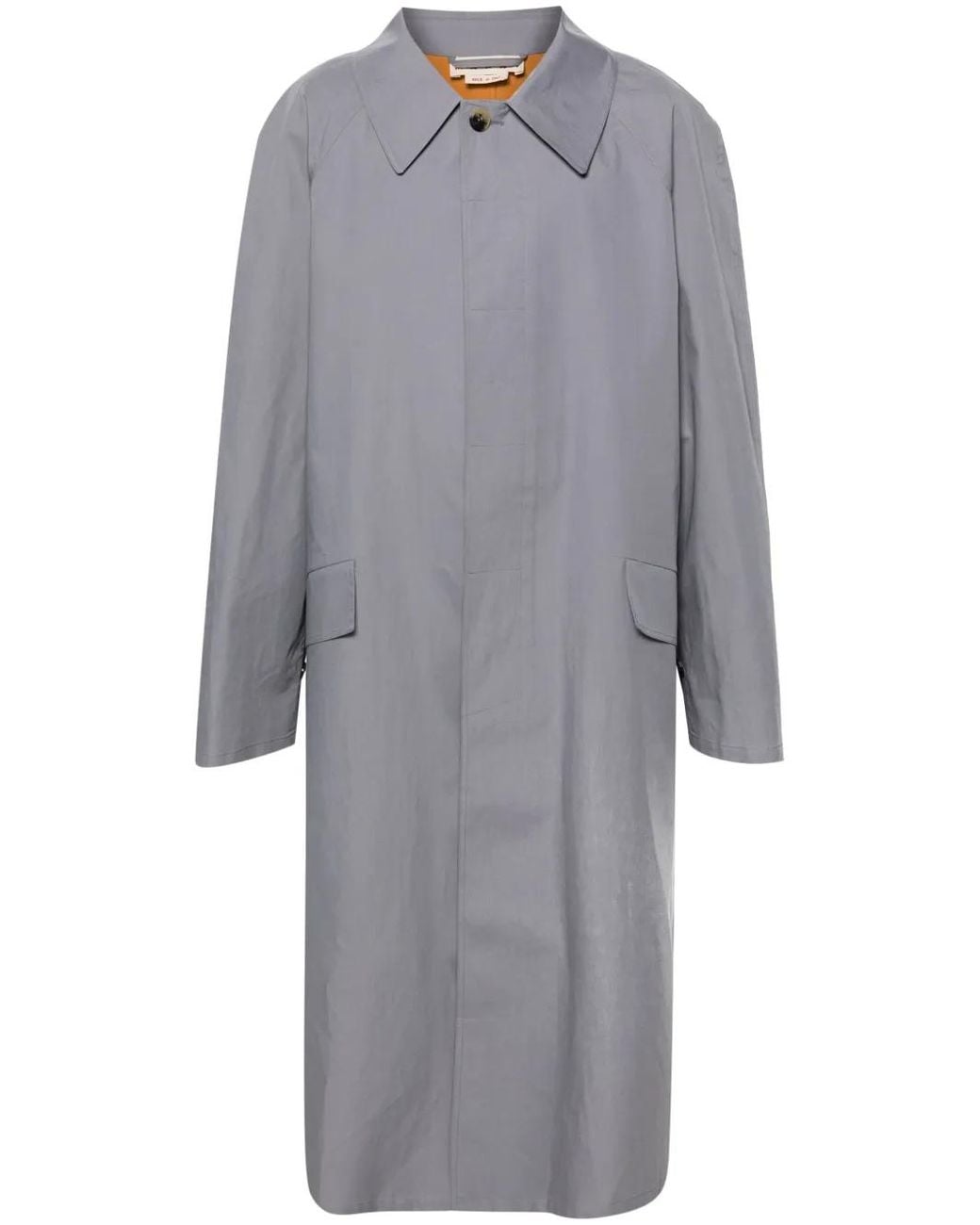 Marni Gray Single-Breasted Maxi Coat for men